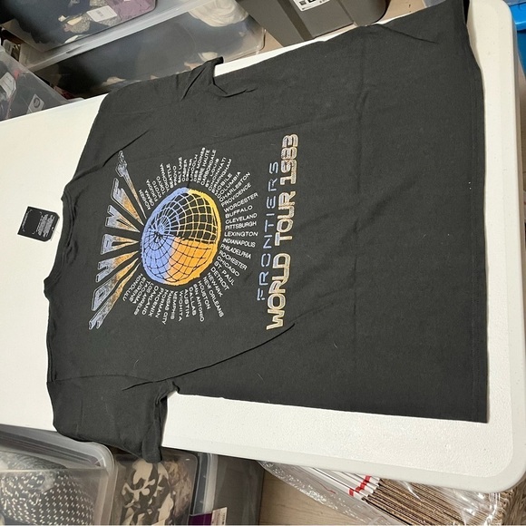 Journey Vintage Inspired Frontiers World Tour 1983 T-Shirt Junk Food Medium E - Picture 5 of 6